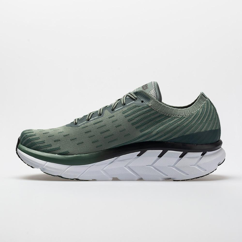 Hoka One One Clifton 5 Knit Men's Silver Pine/Chinois Green