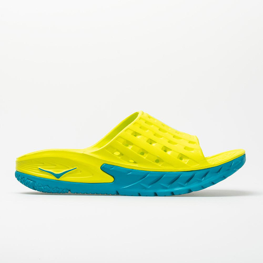 Hoka One One Ora Recovery Slide Men's Caribbean Sea/Primrose