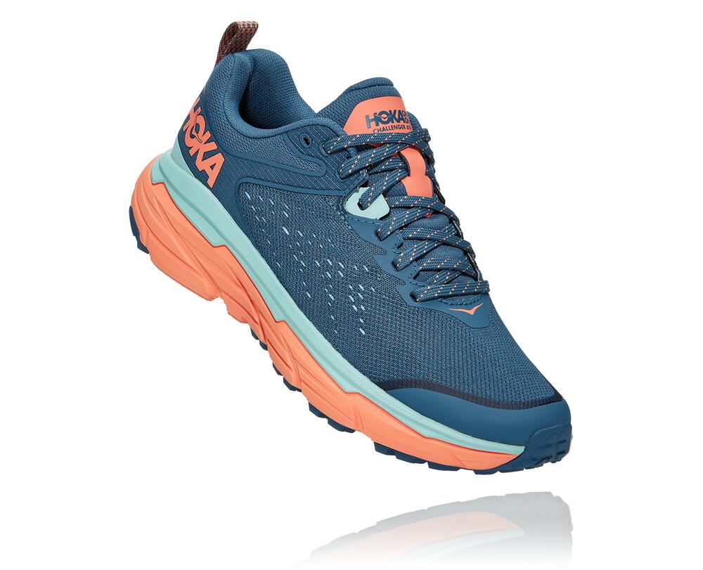 HOKA ONE ONE Challenger ATR 6 for Men - REAL TEAL / CANTALOUPE