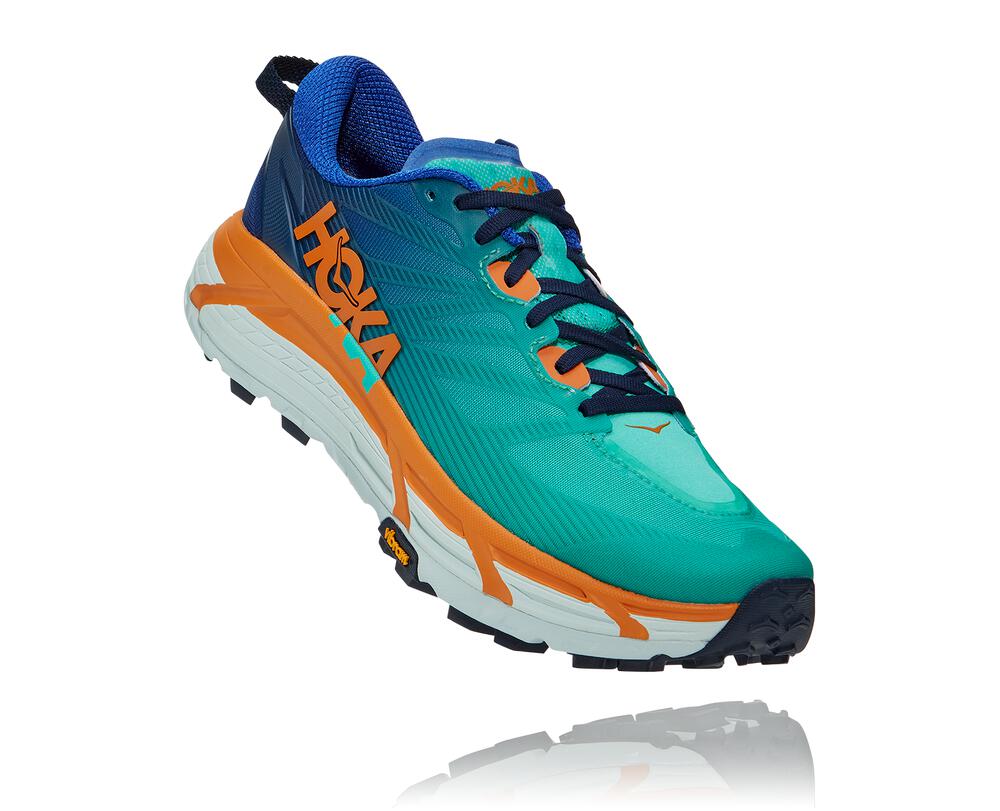 HOKA ONE ONE Mafate Speed 3 for Men - DAZZLING BLUE / DESERT SUN