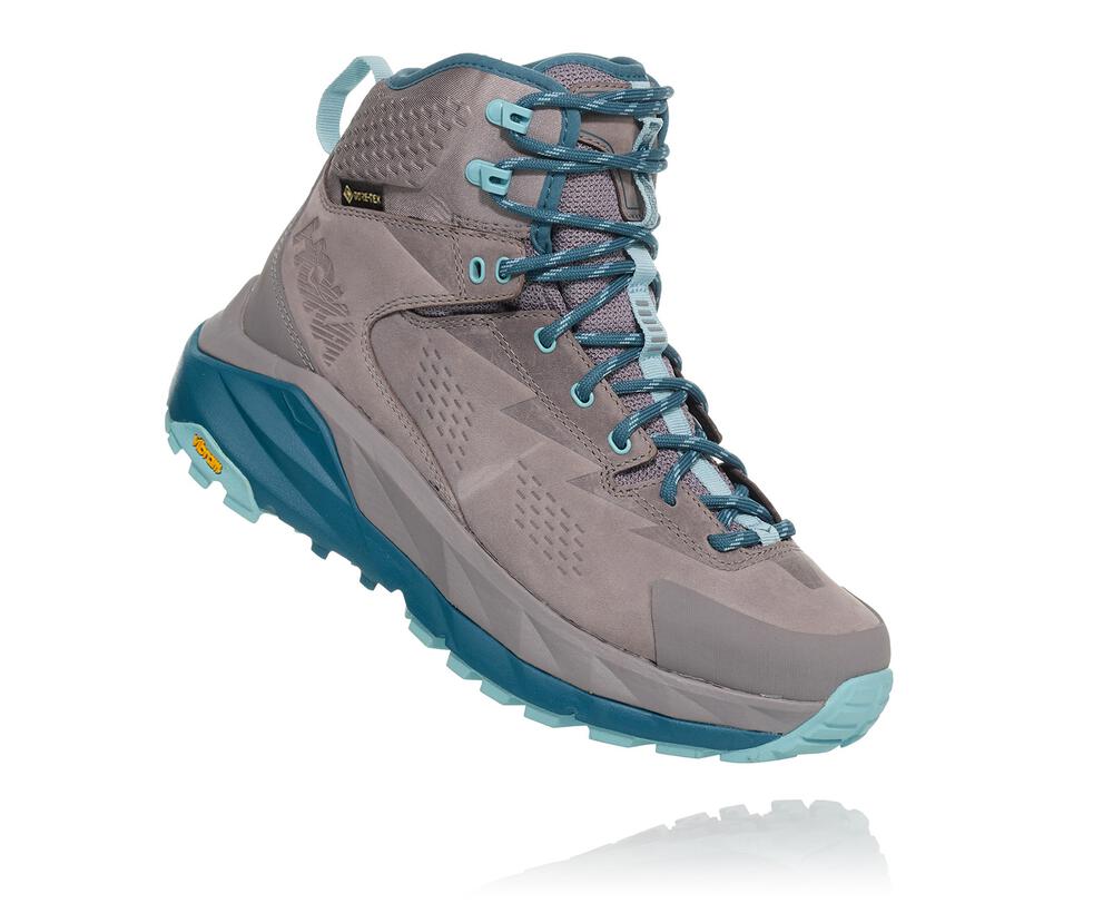 HOKA ONE ONE Kaha GORE-TEX for Women - FROST GRAY / AQUA HAZE