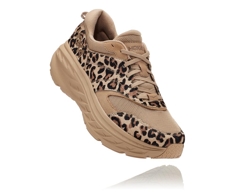 HOKA ONE ONE Hoka X Eg Bondi L - SAND LEOPARD PRINT