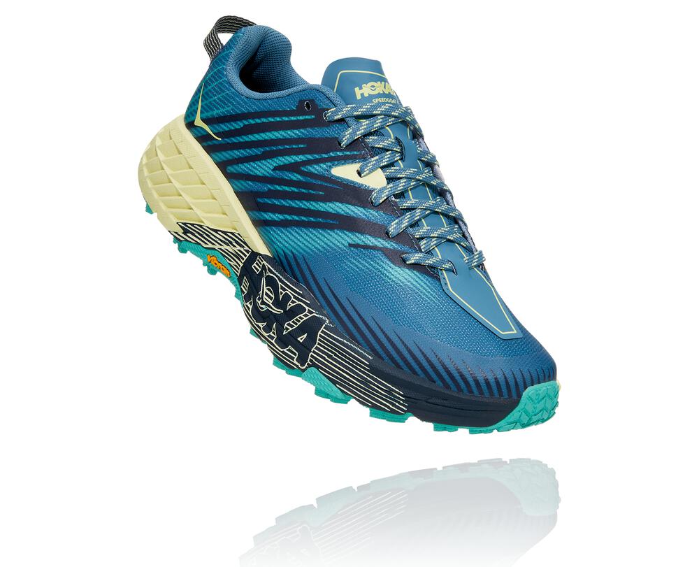 HOKA ONE ONE Speedgoat 4 for Women - PROVINCIAL BLUE / LUMINARY