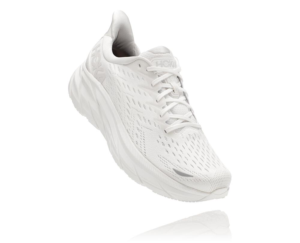 HOKA ONE ONE Clifton 8 for Men - WHITE / WHITE