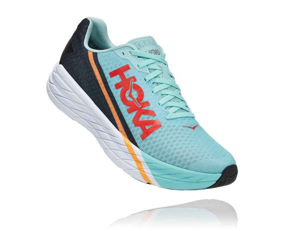 Rocket X All Gender Running Shoe - EGGSHELL BLUE / BLACK