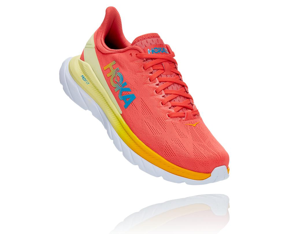 Mach 4 Running Shoe - HOT CORAL / SAFFRON