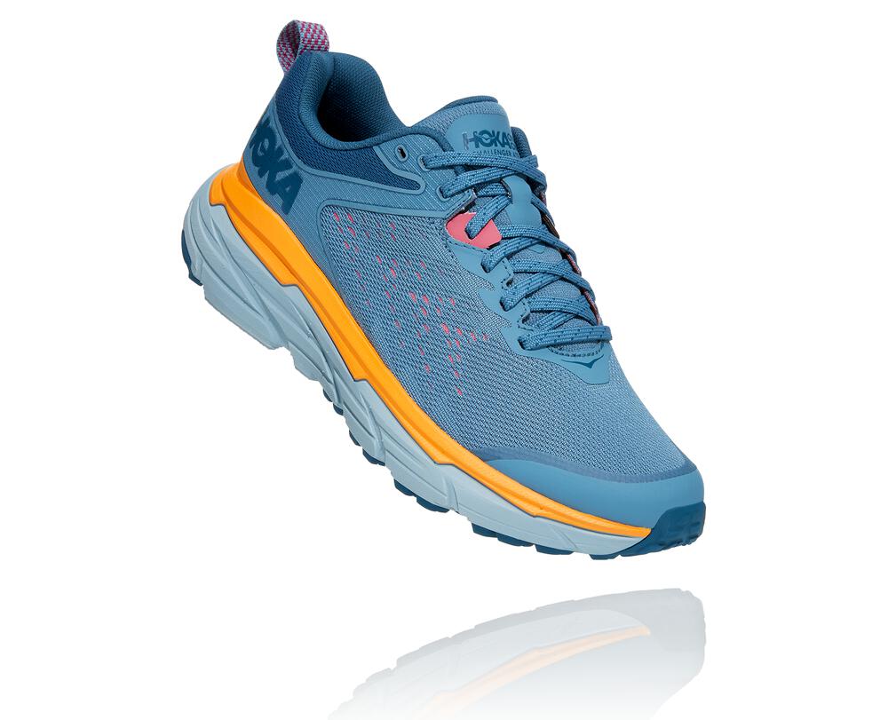 HOKA ONE ONE Challenger ATR 6 for Men - PROVINCIAL BLUE / SAFFRO
