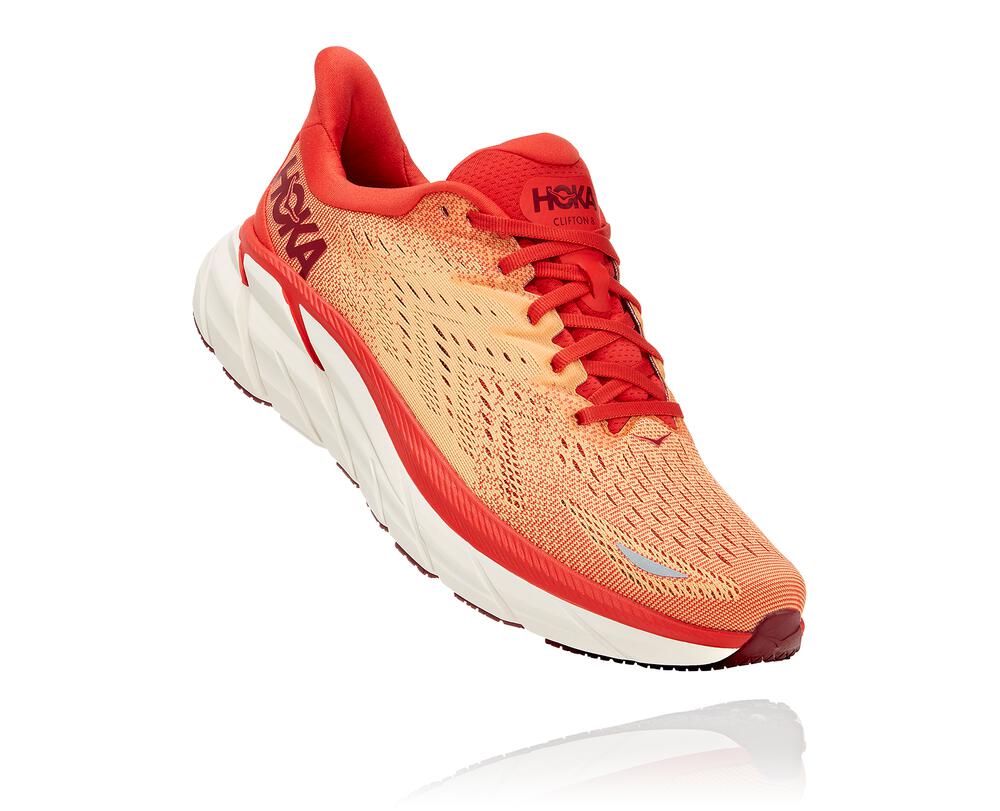 HOKA ONE ONE Clifton 8 for Women - FIESTA / BLAZING ORANGE
