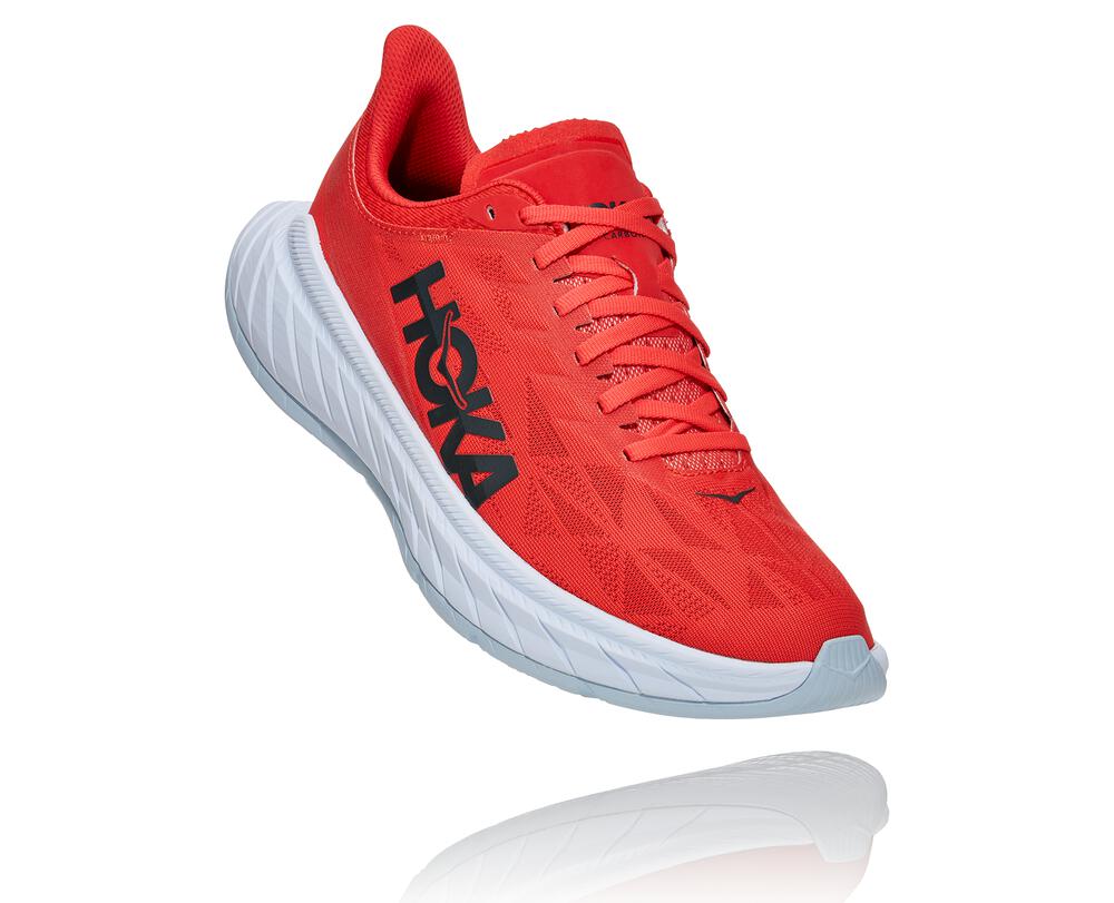 HOKA ONE ONE Carbon X 2 for Men - FIESTA / WHITE