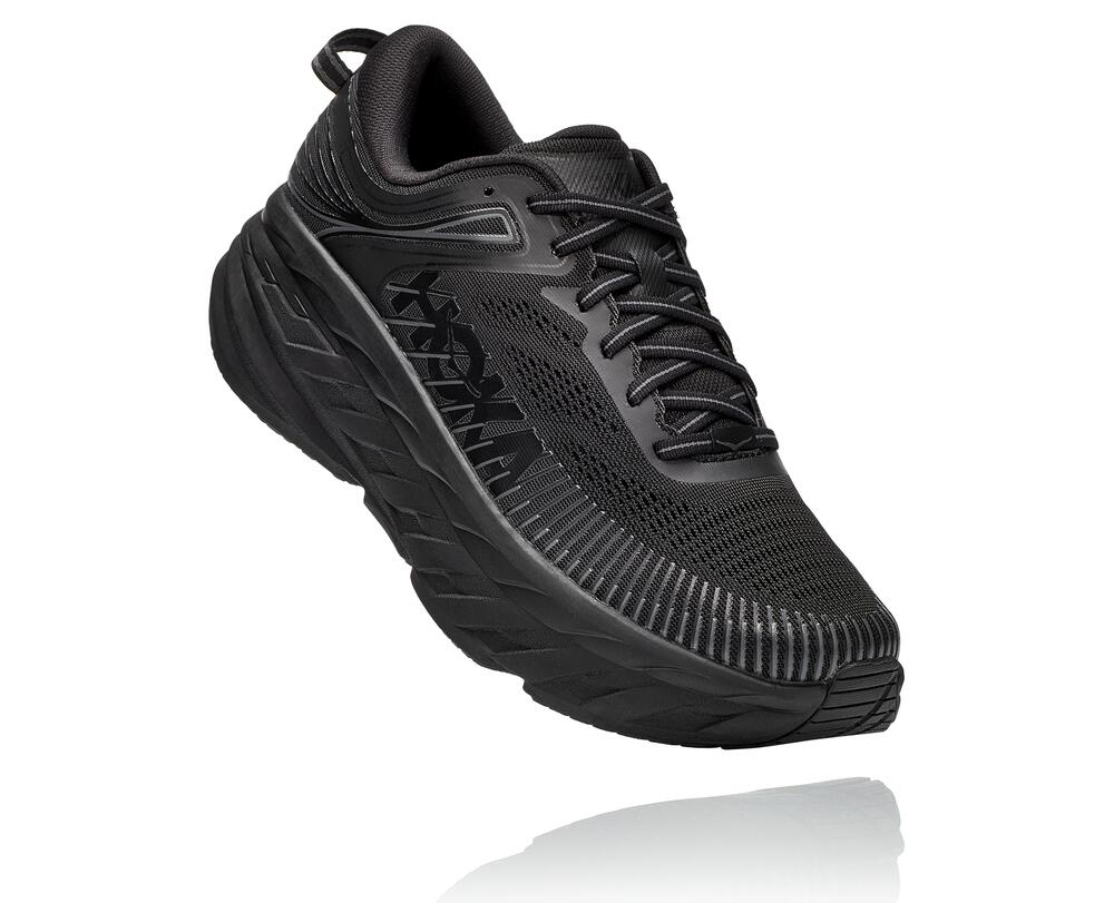 HOKA ONE ONE Bondi 7 for Men - BLACK / BLACK