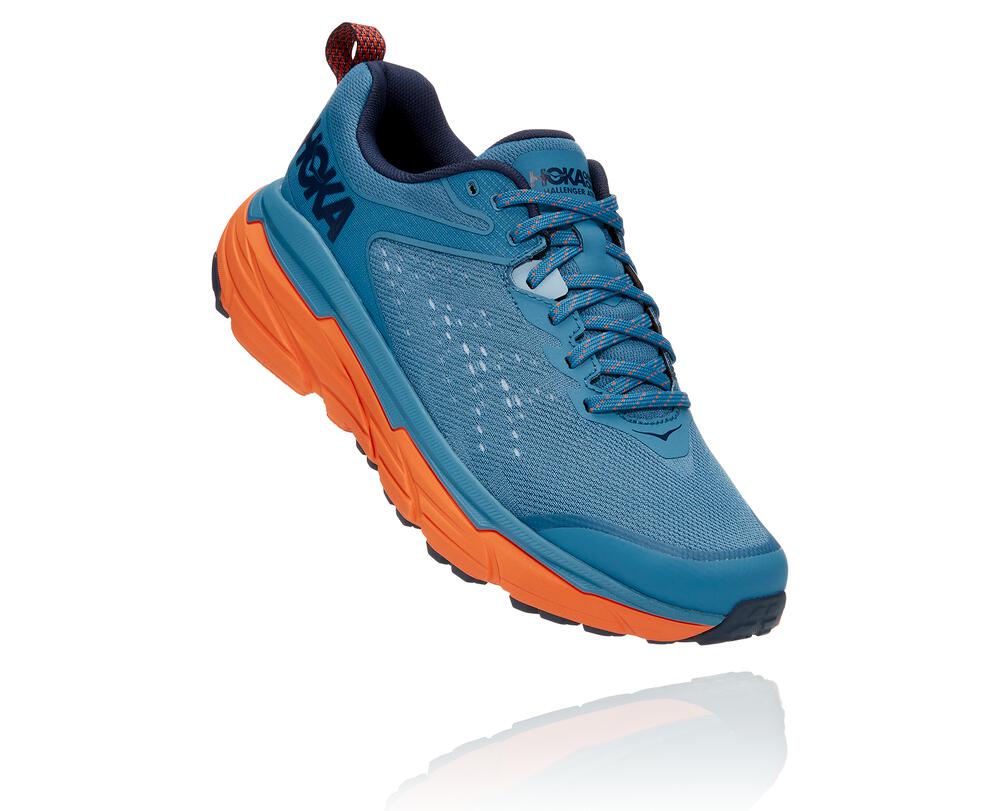 HOKA ONE ONE Challenger ATR 6 for Men - PROVINCIAL BLUE / CARROT