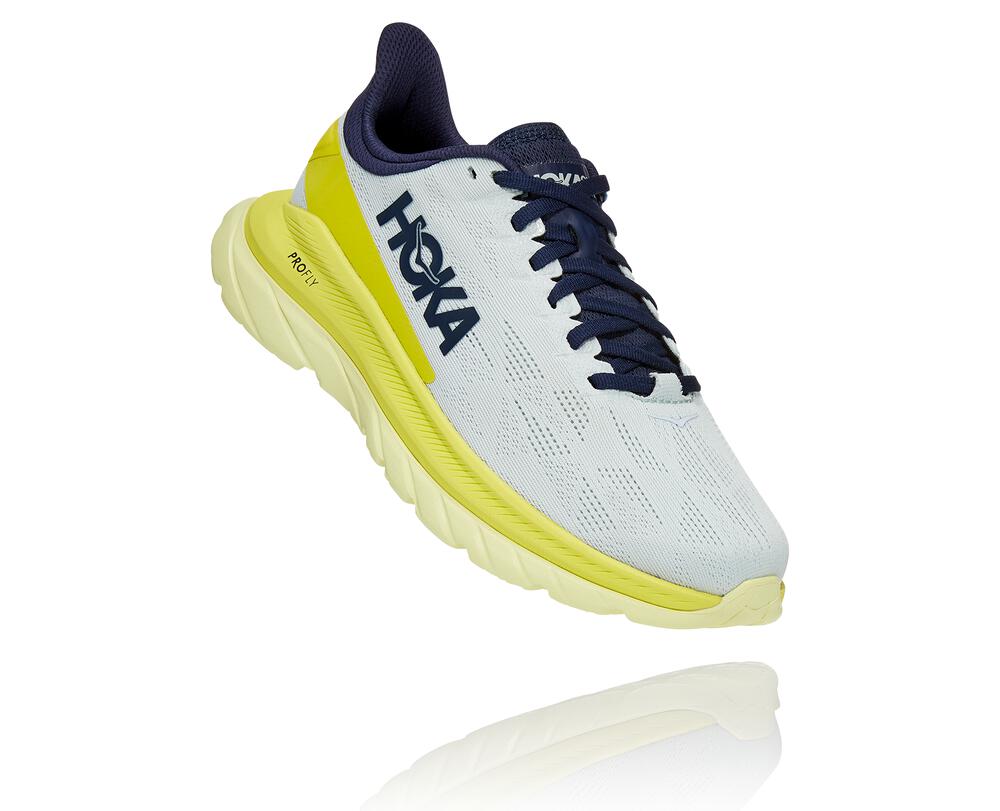 Mach 4 Running Shoe - BLUE FLOWER / CITRUS