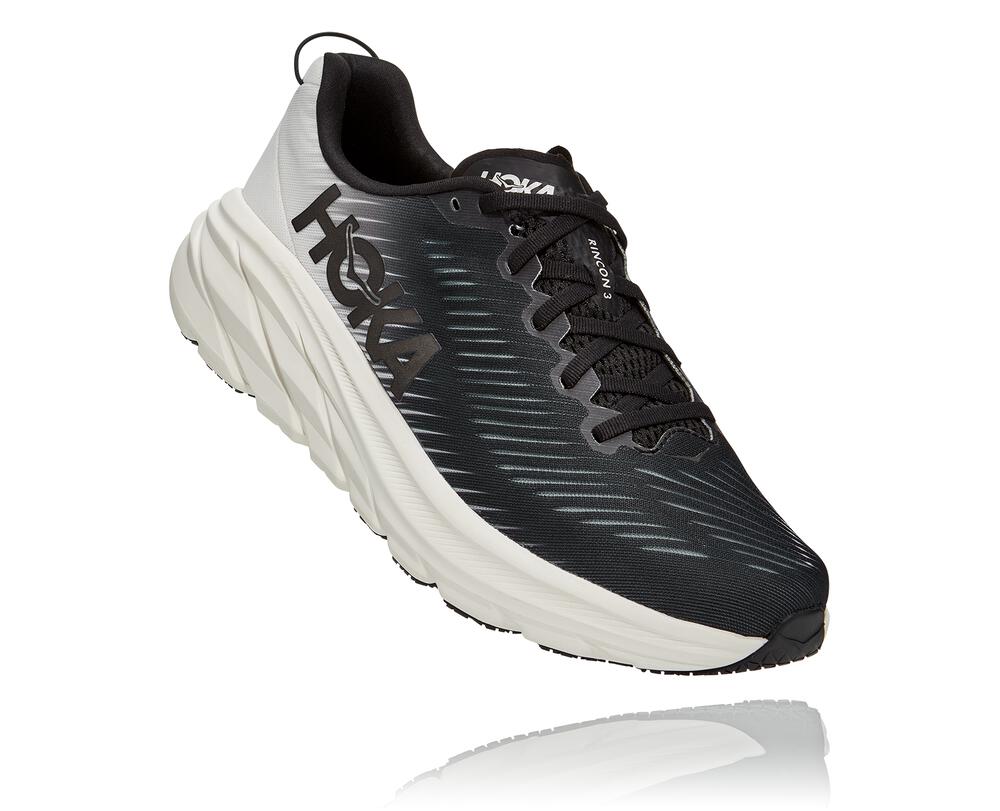 HOKA ONE ONE Rincon 3 for Men - BLACK / WHITE