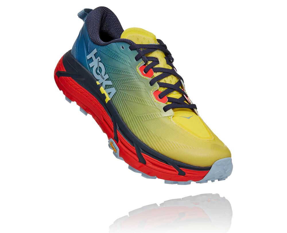 HOKA ONE ONE Mafate Speed 3 for Men - PROVINCIAL BLUE / FIESTA