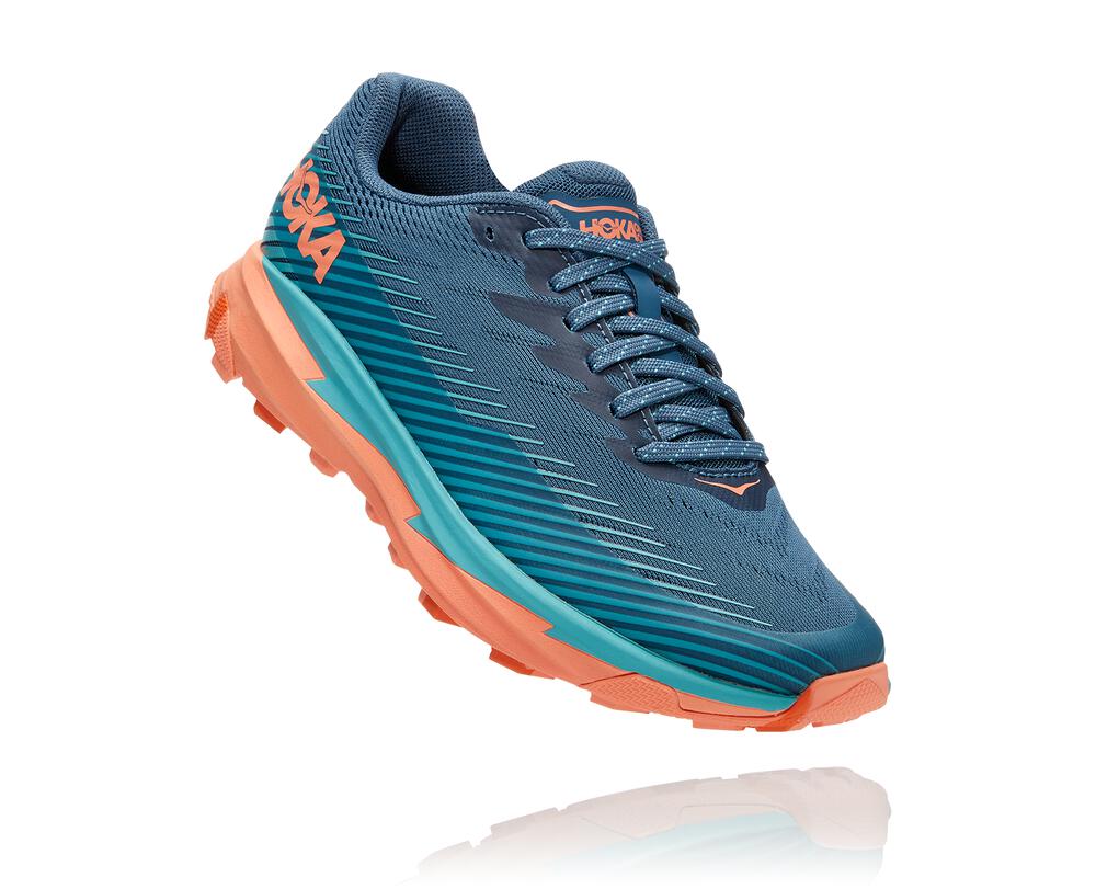 HOKA ONE ONE Torrent 2 for Women - REAL TEAL / CANTALOUPE