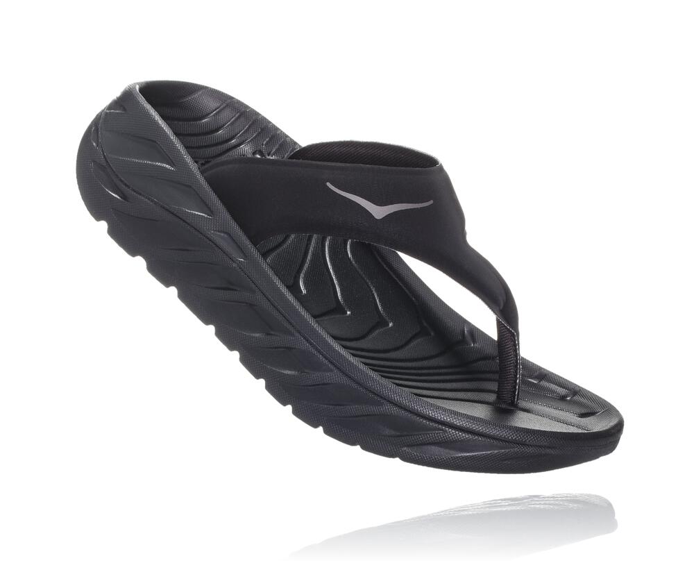 HOKA ONE ONE ORA Recovery Flip for Women - BLACK / DARK GULL GRA