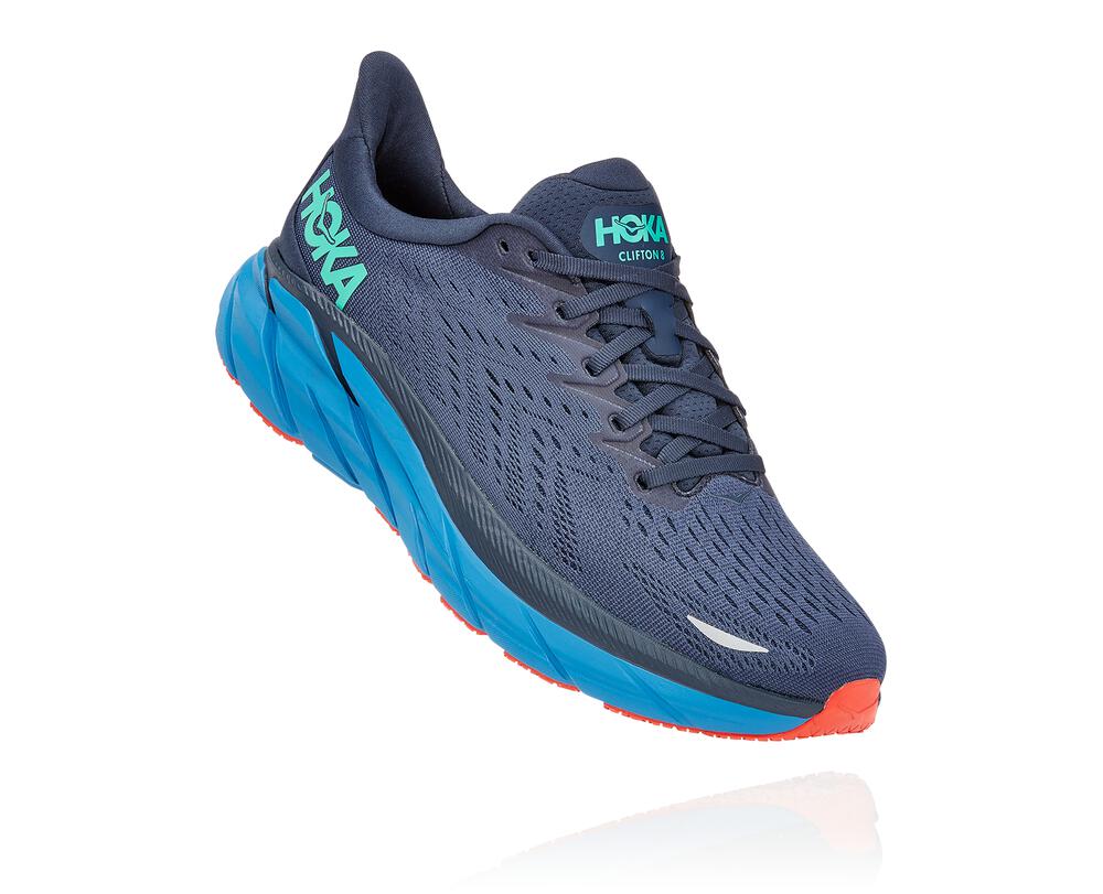 HOKA ONE ONE Clifton 8 for Women - OUTER SPACE / VALLARTA BLUE